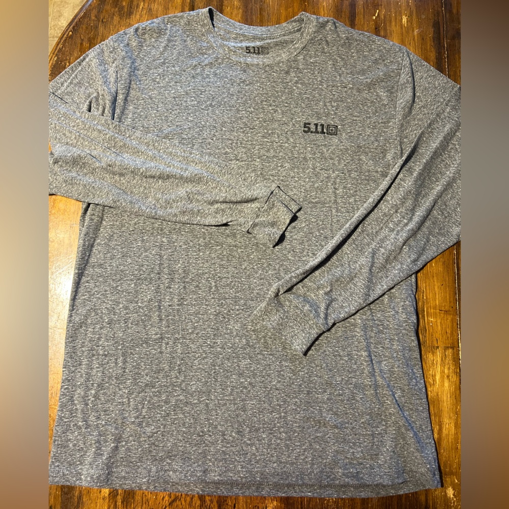 5.11 Tactical Heather Gray Long Sleeve Shirt